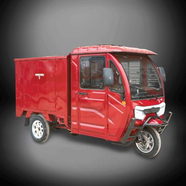 DG-City CARGO, 25/45 KMH ELEKTRO-LASTENDREIRAD, Kasten Transportbox, mit Lenker